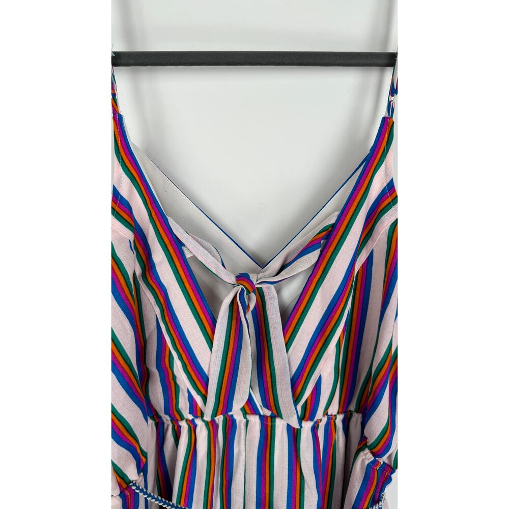 Jodi Kristopher Multicolor Striped Sleeveless Romper - Picture 10 of 14